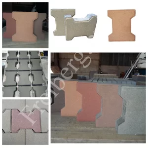 Тротуарная плитка Катушка 198*162*60 мм серая