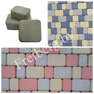 Плитка тротуарная «Старый город» 60 мм серый