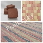 Плитка тротуарная «Старый город» 60 мм красный