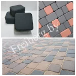 Плитка тротуарная «Старый город» 60 мм черный