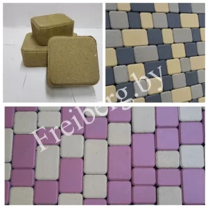 Плитка тротуарная «Старый город» 60 мм желтый