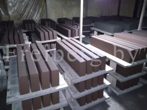 Борт тротуарный 1000*200*80 коричневый